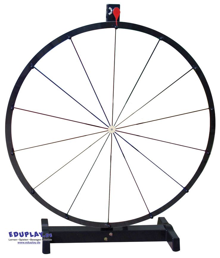 Eduplay Glücksrad 60 cm Weiß Inkl. Schwamm & Whiteboardmarker