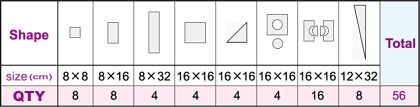 Weplay Soft Wood Bausteine 56-tlg.