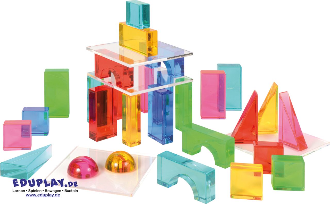 Eduplay Acryl Geo Bausteine 32-tlg.