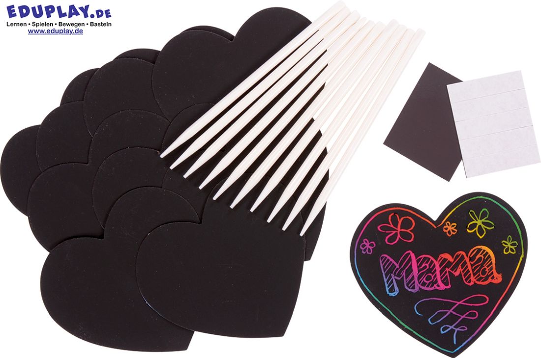 Eduplay Scratch Magic Herz 10er Set