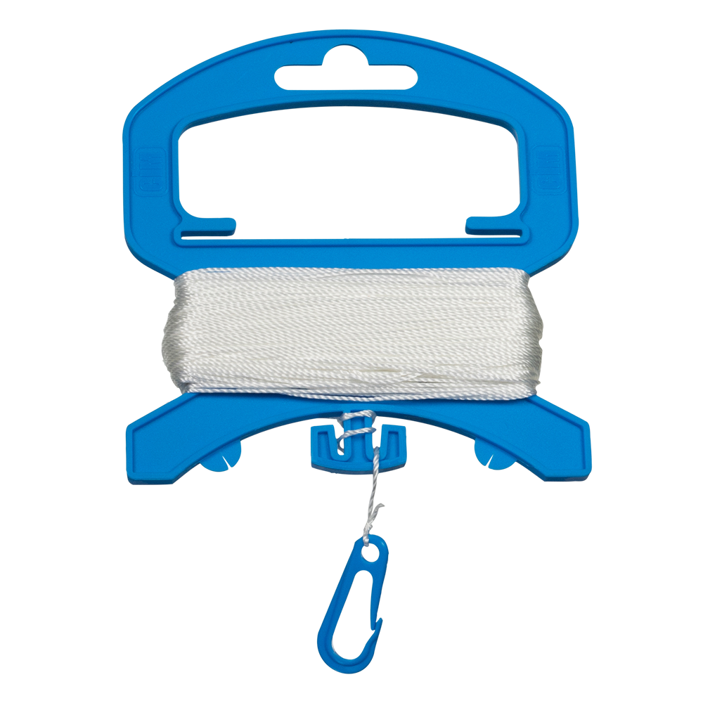 CiM Drachenschnur 10daN/40m mit Clip, blau