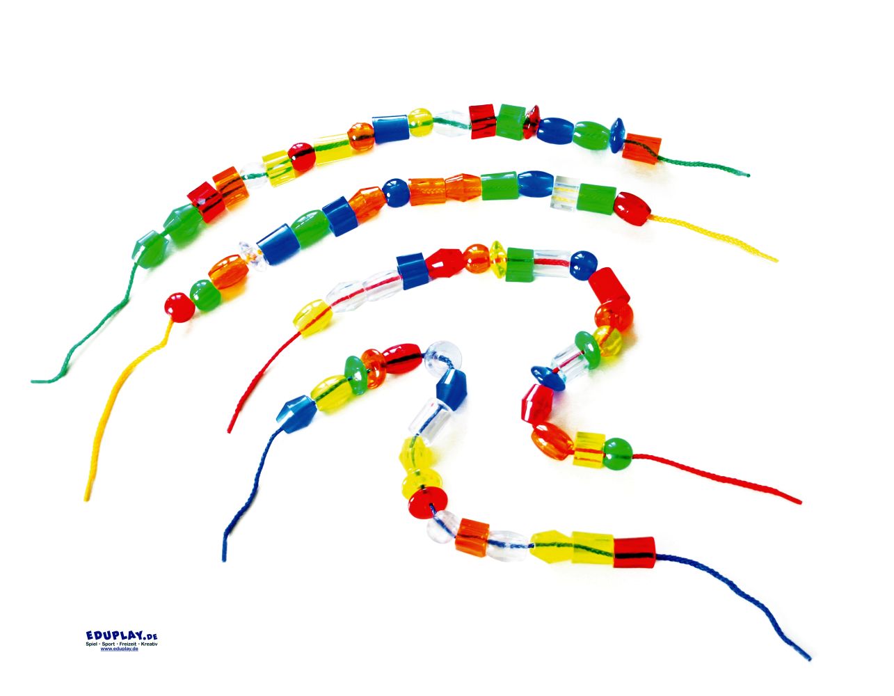 Eduplay Fädelperlen Transparent 360 St. In Box