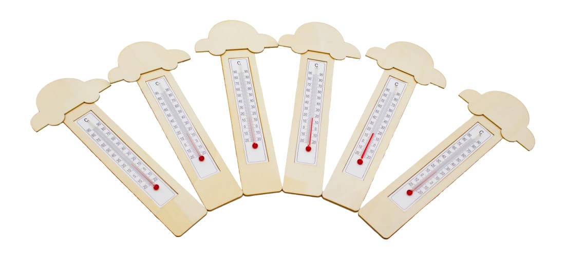 Eduplay Thermometer DIY Autos 6er Set