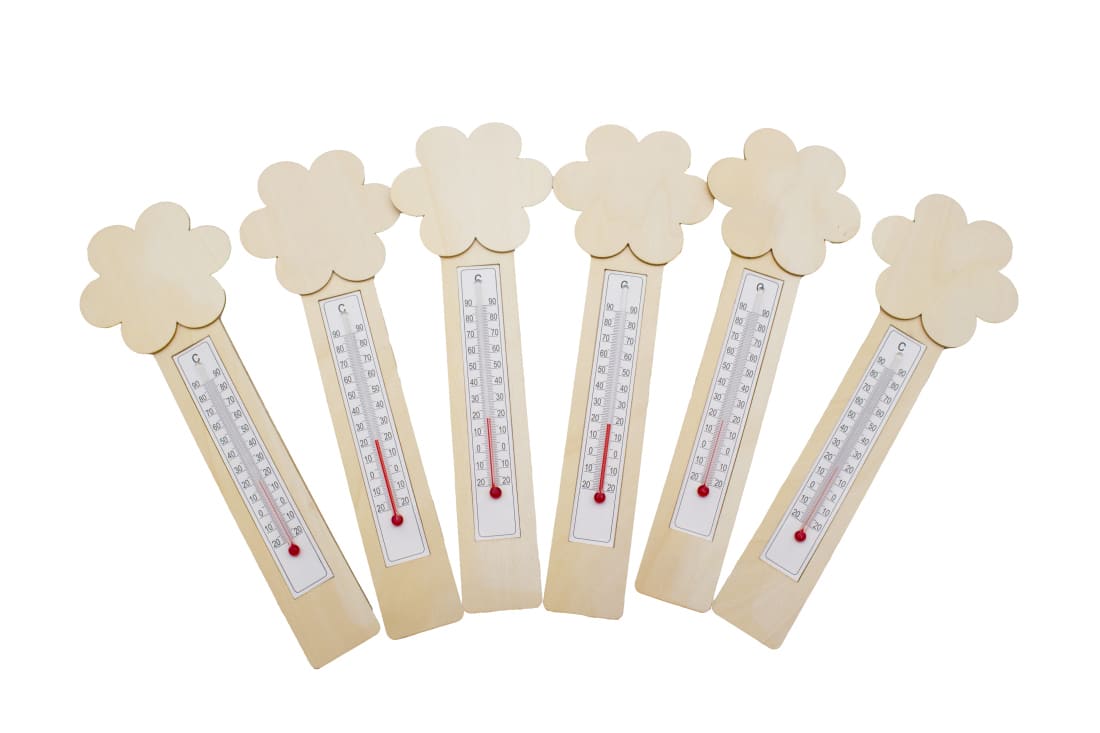 Eduplay Thermometer DIY Blumen 6er Set