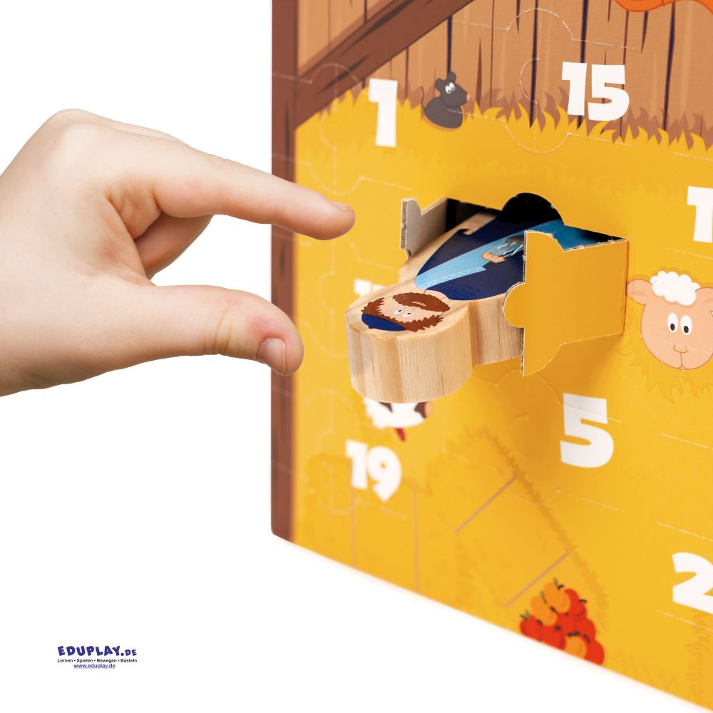 Eduplay Adventskalender Weihnachtskrippe