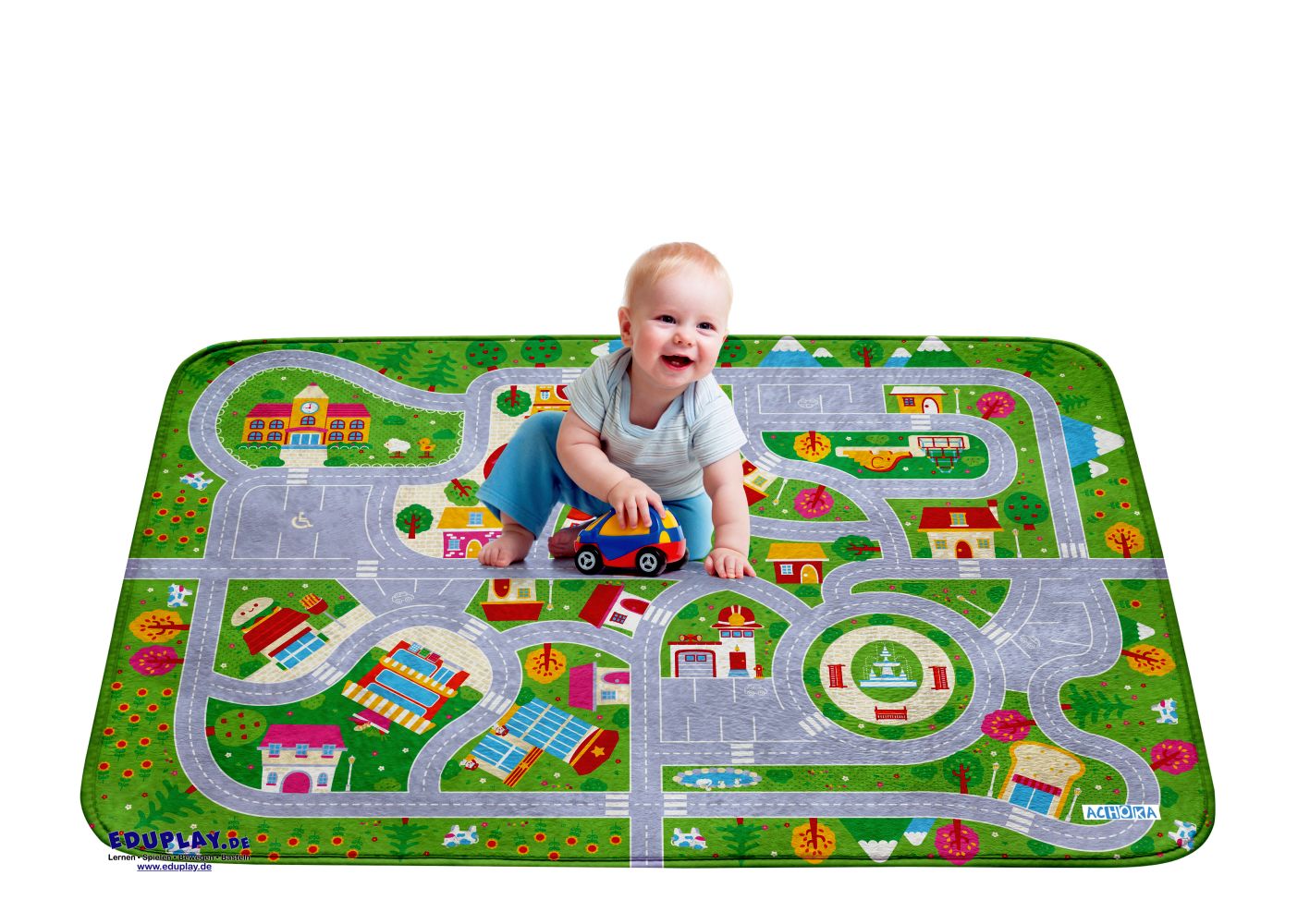 Eduplay Strassenteppich Krippe 150 X 100 cm